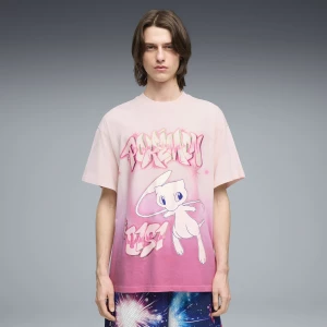 Obrázek produktu PUMA x POKÉMON Shiny Mew Oversized Tee Men, Clothing, Jasmine Flower/Posie Pink