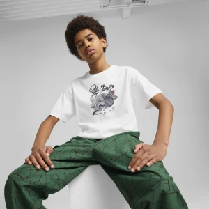 Obrázek produktu PUMA x TMNT Relaxed Graphic Tee Youth, Clothing, White