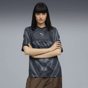 Obrázek produktu PUMATECH All-Over Print Relaxed Football Jersey Unisex, Clothing, Black/Aop