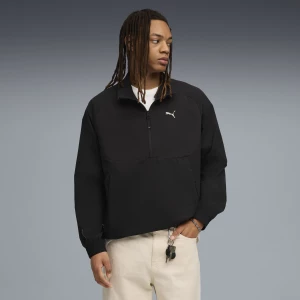 Obrázek produktu PUMATECH Relaxed Half-Zip Crew Sweat Men, Clothing, Black,