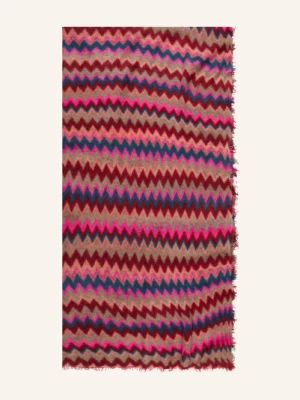 Obrázek produktu Purschoen Kašmírová Šála neonově červená / růžová / hnědá