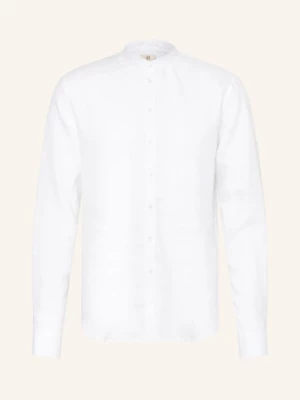 Obrázek produktu q1 Manufaktur Lněná Košile Slim Relaxed Fit Se Stojáčkem bílá