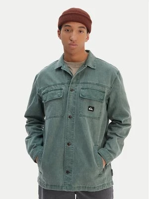 Obrázek produktu Quiksilver džínová košile Mohab Washed Twill EQYWT04654 Zelená Oversize