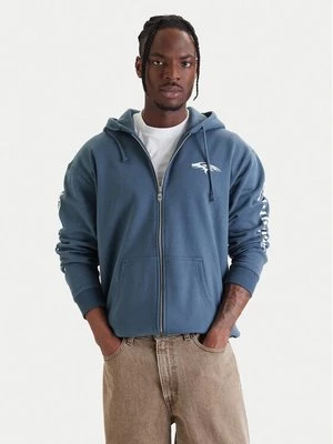 Obrázek produktu Quiksilver Mikina Old English EQYFT05156 Modrá Oversize