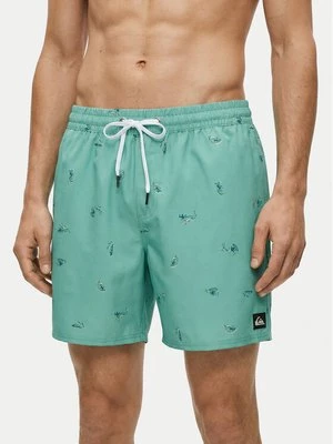 Obrázek produktu Quiksilver Plavecké šortky Stretch Printed Volley 16 EQYJV04217 Světle modrá Regular Fit