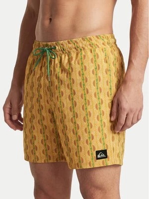Obrázek produktu Quiksilver Plavecké šortky Stretch Printed Volley 16 EQYJV04217 Žlutá Regular Fit