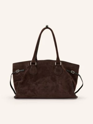 Obrázek produktu Radica Studio Shopper Mamma Maxi tmavě hnědá / stříbrná / černá
