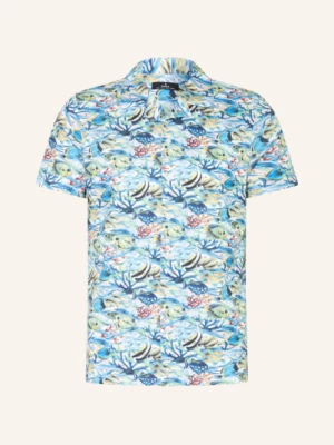 Obrázek produktu Ragman Košile V Resortovém Stylu, Regular Fit, Z Jersey modrá / žlutá / zelená
