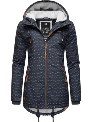 Obrázek produktu Ragwear Zimní bunda 'Zuzka'  noční modrá / hnědá / bílá
