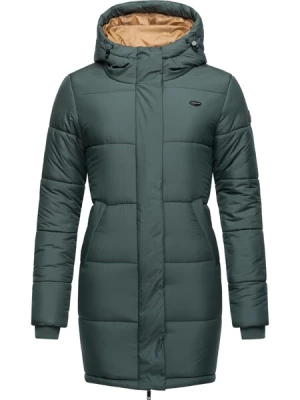 Obrázek produktu Ragwear Zimní kabát 'Relive'  smaragdová / černá / bílá