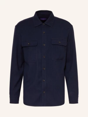 Obrázek produktu Ralph Lauren Purple Label Flanelová Košile Comfort Fit S Kašmírem tmavě modrá