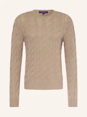 Obrázek produktu Ralph Lauren Purple Label Kašmírový Svetr světle hnědá