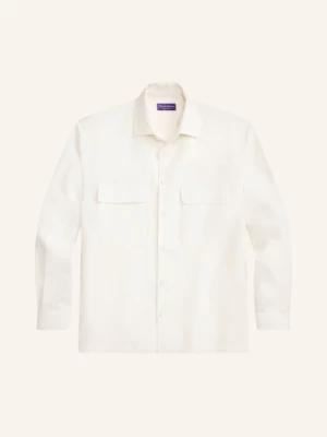 Obrázek produktu Ralph Lauren Purple Label Lněná Košile Relaxed Fit krémová