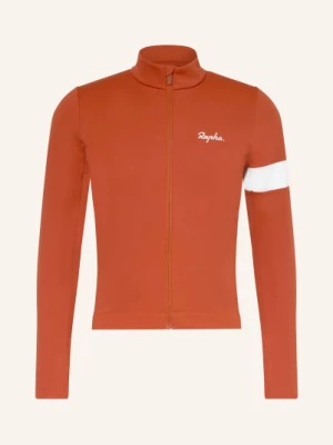 Obrázek produktu Rapha Softshellová Cyklistická Bunda Winter tmavě oranžová / bílá