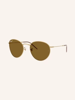 Obrázek produktu Ray-Ban Sluneční Brýle rb0103s Round Reverse 001/83 - zlatá/ tmavě žlutá polarizovaná