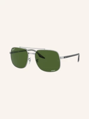 Obrázek produktu Ray-Ban Sluneční Brýle rb3699 stříbrné/ tmavě zelené polarizované