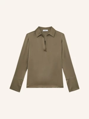 Obrázek produktu Reiss Hedvábná Blůza Marina khaki