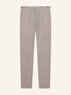 Obrázek produktu Reiss Kalhoty Epsom Slim Fit S Lnem černošedá / bílá / černá