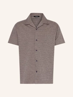 Obrázek produktu Reiss Košile Resort Drakes Relaxed Fit hnědá / černá