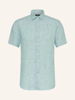 Obrázek produktu Reiss Košile S Krátkým Rukávem Holiday Slim Fit Z Lnu tyrkysová