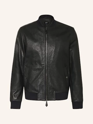 Obrázek produktu Reiss Kožený Blouson Cast černá