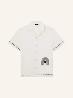 Obrázek produktu Reiss Letní Košile Solano Comfort Fit bílá / černá