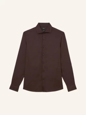 Obrázek produktu Reiss Lněná Košile Extra Slim Fit tmavě hnědá