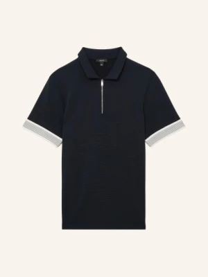 Obrázek produktu Reiss Piqué Polokošile Bruno tmavě modrá
