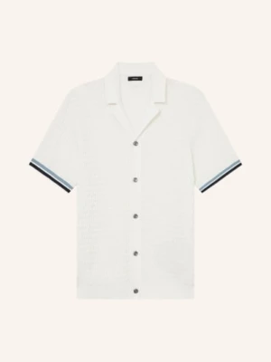 Obrázek produktu Reiss Pletená Košile Bilsby Slim Fit bílá / tmavě modrá / tmavě modrá