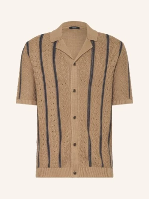 Obrázek produktu Reiss Pletená Košile Ellingham Slim Fit béžová / tmavě modrá