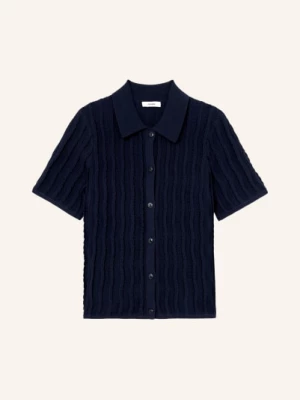 Obrázek produktu Reiss Pletené Polo Tričko Audrey tmavě modrá