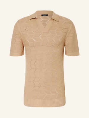 Obrázek produktu Reiss Pletené Polo Tričko Belfort velbloudí