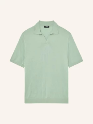 Obrázek produktu Reiss Pletené Polo Tričko Duchie Z Merino Vlny světle zelená