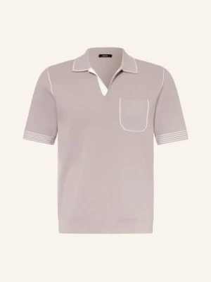Obrázek produktu Reiss Pletené Polo Tričko Newbury světle hnědá