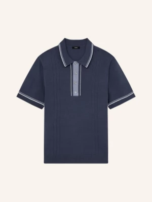 Obrázek produktu Reiss Pletené Polo Tričko Rothwell tmavě modrá