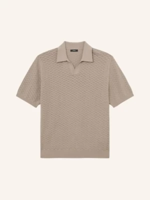 Obrázek produktu Reiss Pletené Polo Tričko Sol černošedá