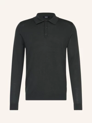 Obrázek produktu Reiss Pletené Polo Tričko Trafford Z Merino Vlny tmavě zelená