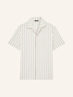 Obrázek produktu Reiss Resortová Košile Percy Slim Fit režná / tmavě hnědá / zelená