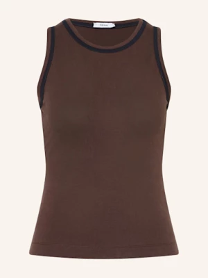 Obrázek produktu Reiss Top Becca tmavě hnědá / černá