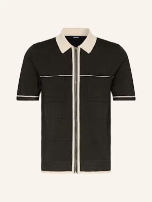 Obrázek produktu Reiss Úpletová Košile Baxter Slim Fit černá / režná