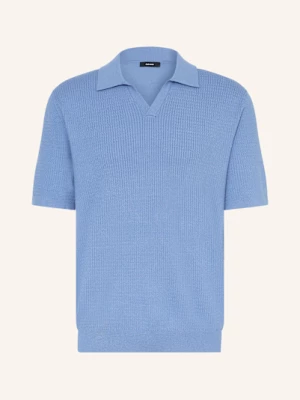 Obrázek produktu Reiss Úpletová Polokošile Tyne Relaxed Fit modrá