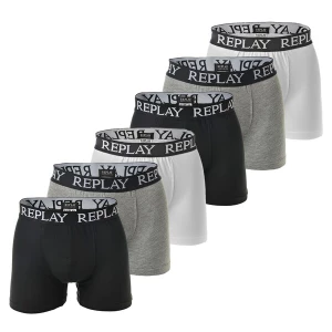 Obrázek produktu REPLAY Boxerky  šedý melír / černá / bílá