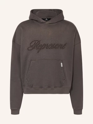 Obrázek produktu Represent Mikina S Kapucí Rep Applique tmavě šedá