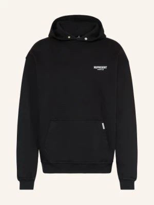 Obrázek produktu Represent Oversized Mikina S Kapucí Represent Owners' Club černá / bílá