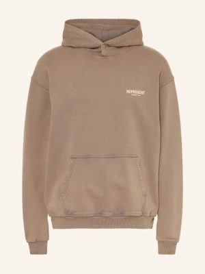 Obrázek produktu Represent Oversized Mikina S Kapucí Represent Owners' Club hnědá