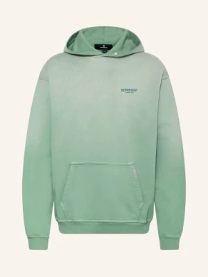 Obrázek produktu Represent Oversized Mikina S Kapucí Represent Owners' Club světle zelená / zelená
