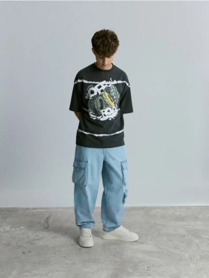 Obrázek produktu Reserved - Baggy džíny - modrá