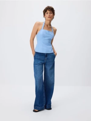 Obrázek produktu Reserved - Bandeau top z viskózy - světle modrá