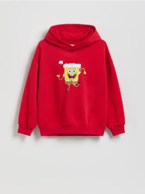 Obrázek produktu Reserved - Bavlněná mikina SpongeBob - červená