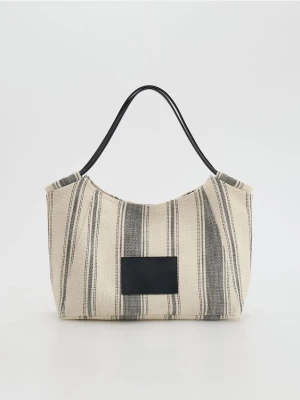 Obrázek produktu Reserved - Bavlněná taška shopper - tmavě hnědá